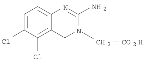 3(4H)-Quinazolineacetic acid, 2-amino-5,6-dichloro-